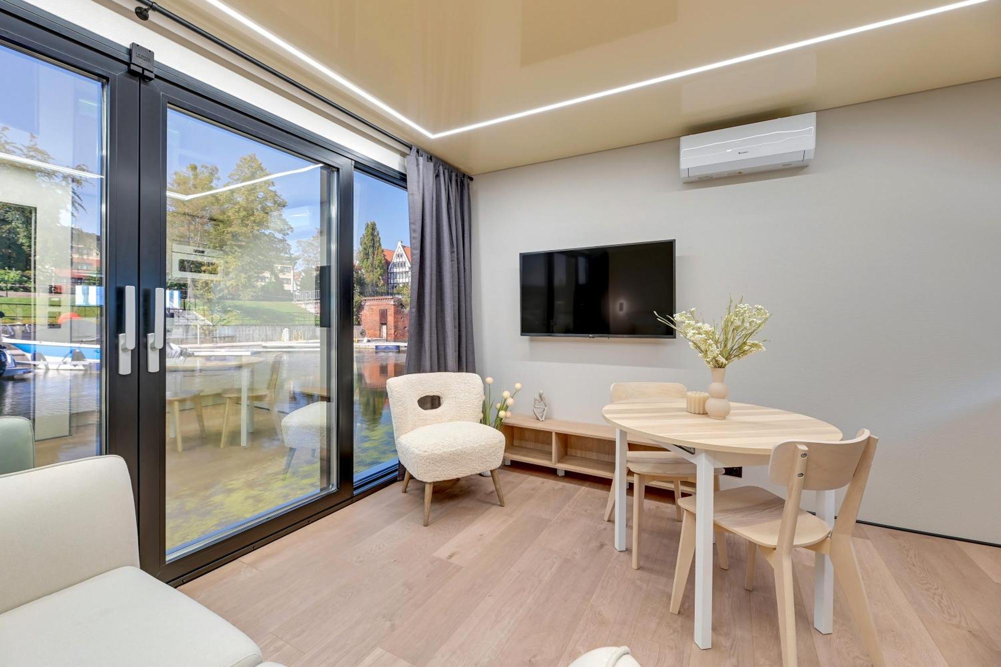 Domy Na Wodzie - La Mare Motlava Houseboats With Sauna By Downtown Apartments Gdańsk Quarto foto